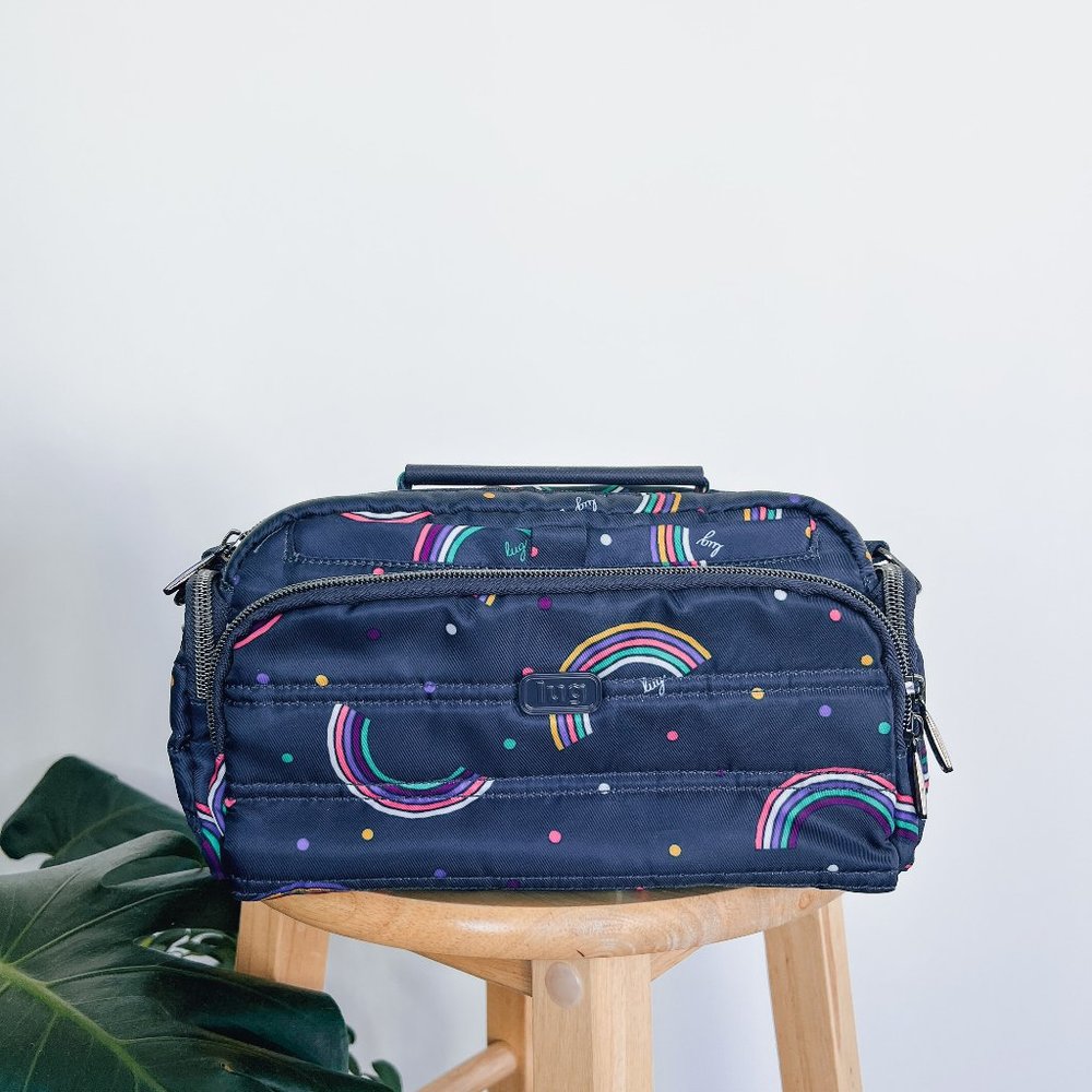 LUG | Trolley crossbody rainbow bag!